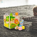Shape Sorter Toy, Montessori Geometry Learning Intelligence Box, for Kids Toddlers.