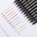 Guangna 3700 Metal Paint Pen Marker Ceramic Album DIY Graffiti Drawing Pen Soft Tip Calligraphy Pen Set. 
