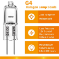 NCANRUI 80 Pcs G4 Halogen Bulbs,20W 12V Halogen Light Bulbs 2 Pin Clear Lamp Bulb,for Cooker Lighting,Signal Lights,Track.