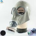 2 in 1 chemical gas mask respirator classic style rubber material full face protection industrial spray paint respirator. 