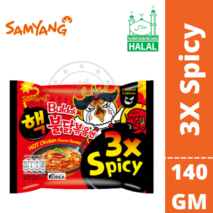 Samyang 3x Spicy Ramen 1 Piece 140g-Korea