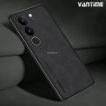 New Phone case vivo V29 Pro Back cover PU Leather Back cover Lens Cover Matte Slim Back Shockproof Casing. 