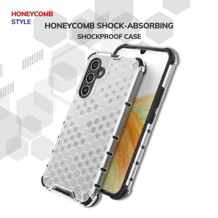 Lthmy%20for%20Samsung%20Galaxy%20A54%205G%20cover%20shockproof%20transparent%20hard%20case%20full%20protection%20back%20cover%20honeycomb%20casing%20-%20Image%203