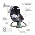Deluxe Multi-Functional Remote Control Bassinet New born to Toddlers Bouncer with Vibration Rattles - 18 kg. 