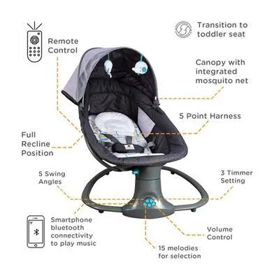 Deluxe%20Multi-Functional%20Remote%20Control%20Bassinet%20New%20born%20to%20Toddlers%20Bouncer%20with%20Vibration%20Rattles%20-%2018%20kg%20-%20Image%205