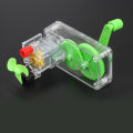 （New）DIY Hand Crank DC Generator Model Fan Kit cience Experiment Education Kid Toy. 