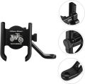 Universal Aluminum Alloy 360° Rotated Adjustable Rear-View NON USB Mirror Type Bike Motorcycle Honda Scoter Cell Phone Mobile Smart Phone Holder or Stand. 