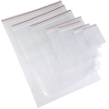 Clear Poly Reclosable Zipper Lock Bags | Resealable Plastic Zipper Bags for Samples, Candies, Craft supplies, Nuts, Slime and More. 