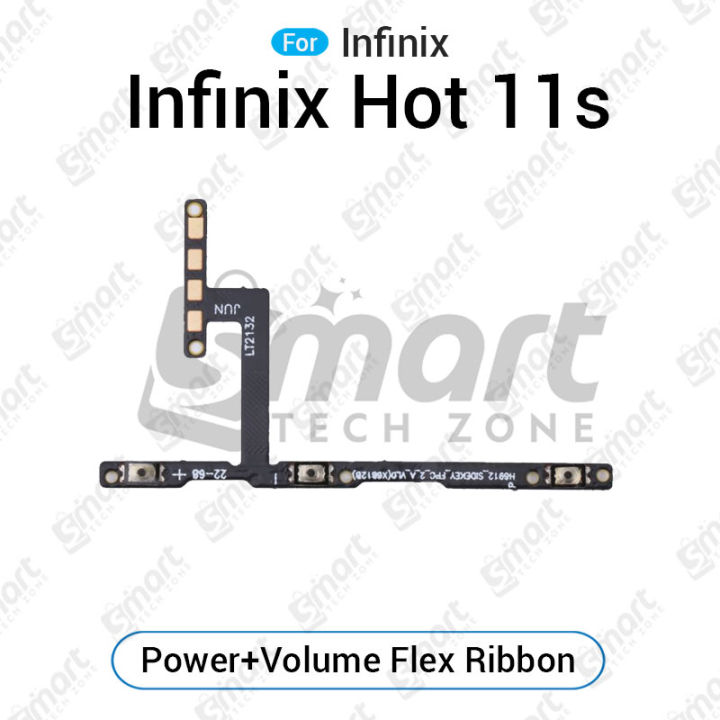 Infinix Hot 11s Power On/Off Switch Button Side Volume Up Down Buttons ...