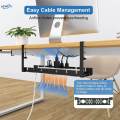 Cable Management Shelf Flexible Wire Hiders for Standing Desk Home Office. 