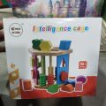 Educational Wooden Toy Intelligence Cage Shape & Color recognition.