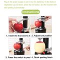 Electric Potato Peeler Apple Peeler Rapid Rotating Peeling Machine Automatic Rotating Fruit Potato Peeler Kitchen Peeling Tool.
