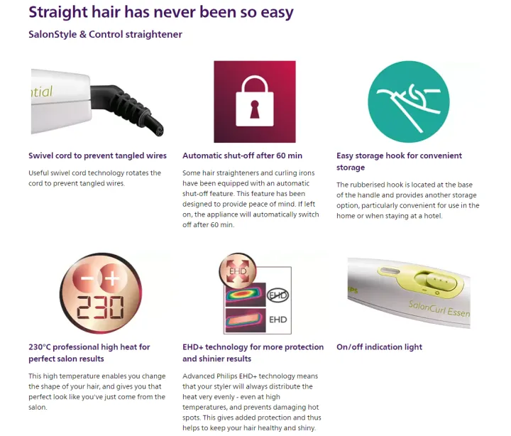Philips%20Hair%20Straightener%20Model:%20HP%204686%20,%20Imported%20-%20Image%207