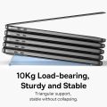 1 Pair Office Foldable Laptop Stand Non-slip Aluminium Alloy Notebook Bracket Invisible Universal Cooling Holder for HP/Dell/Lenovo.