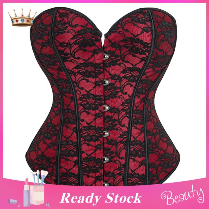 【Best value for money】 Body Shaper Corset Sleeveless Flower Print Anti ...