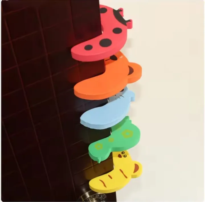 2pcs%20Baby%20Safety%20Door%20Lock,%20Door%20Stopper%20Cartoon%20For%20Baby%20Protector%20Kids%20Finger%20Protector%20-%20Image%204