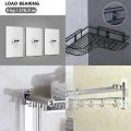 10Pcs Nail Free Wall Hook Screw No Trace Stickers Adhesive Without Drilling Wall Hangers Kitchen Bathroom Screw Hook Hanger. 