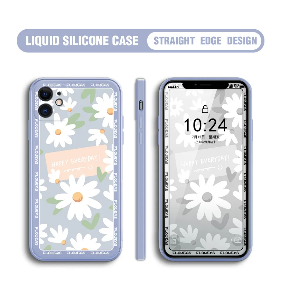 Hontinga for OnePlus 8T Case Beautiful Daisy Flower Phone Case