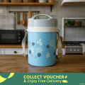 Kiam Monalisa Steel Hot Tiffin Carrier or Lunch Pot. 