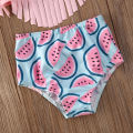 (New) baby swimwear Princess kid baby girl Swimwear bikini tankini swimsuit sunsuit clothes 3PCs.