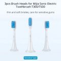 【All Of Me】100% Xiaomi Mijia Electric Toothbrush Head /2/3PCS for T300&T500 Acoustic Clean Toothbrush 3D Brush Head Combines. 