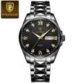 Poedagar 615 Stainless Steel styles watch for Men– Black. 