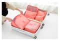 6PCS Travel Storage Bag Organizer Set For Clothes Shoes Cosmetic Tidy Organizer Wardrobe Suitcase Pouch Travel Organizers Packing Bags.