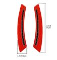 2Pcs Car Wheel Eyebrow Universal Anti Scratch Reflective Warning Glossy Car Protector Wheel Stickers. 