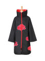Akatsuki Cloak Cosplay Dress - Anime Naruto Akatsuki Robe Itachi Uchiha Costume. 