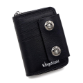 Premium Unisex Wallet with Dual Snap Button – Stylish & Compact Card Holder for Men & Women.
