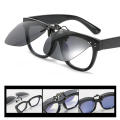 Photochromic Clip-On Sunglasses Lightweight Clip-on Frameless Flip-Up Glasses Polarized UV Protection Polarized Clip-ons for Outdoor Activities Driving Sunglasses Universal Fit Eye Protection Fashion. 