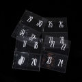 Save Money Challenge Insertion Replacement Premarked 1-100 Money Bag Cash Filler SUPER BABY.