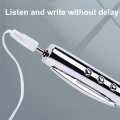 Pen MP3 Player USB Portable Music Player Multifunctional Student Walkman Writable Pen Player Silver. 