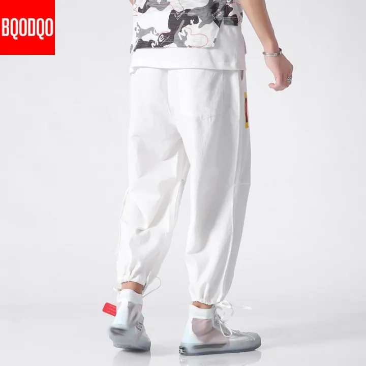 BQODQO%20Black%20Drawstring%20Casual%20Pants%20For%20Men%20Streetwear%20Military%20Autumn%20Trouser%20Male%20Stylish%20Loose%20Japanese%20Cotton%20Baggy%20Bottoms%20-%20Image%207