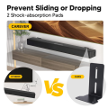Sound Bar Mounts Wall Brackets Universal Soundbar Speaker Mounting Bracket Anti-Drop Wall Shelf Holder 1Set.
