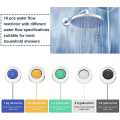 20 Pieces Water Flow Restrictor 1.5/1.8/2.0/2.5/3.0 GPM Shower Water Flow Reducer Shower Head Limiter Set for Shower. 