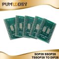 【Daily Necessities For Anyone Store】10PCS TSSOP28 SSOP28 to DIP28 Transfer Board Board Pitch Adapter. 