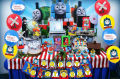 Thomas Cake Topper Thomas Train and His Friends Cupcake Toppers Birthday Decorations Kids Boy Party Favors Baby Shower Supplies. 