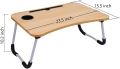 Folding and Portable Laptop Table/Study Table/Bed Table with Holding Drawer, Cup Holder and a Tab Holder. 