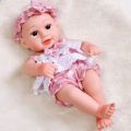 【Limited Stock Available】 30cm Lovely Baby Reborn Full Soft Realistic Reborn Baby Body Lifelike Alive Babies Toys For Girls Kids Gift. 