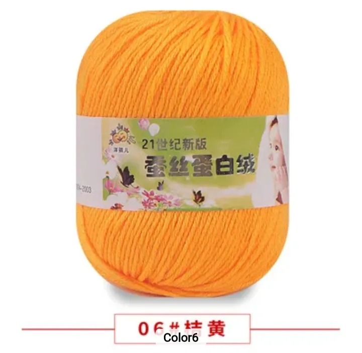 50g%20Soft%20Yarn%20Silk%20Knitting%20Yarn%20Cotton%20Crochet%20Thread%20Yarn%20Tricot%20DIY%20Hand%20Knitting%20Baby%20Wool%20Sock%20Yarn%20Crochet%20Handmade%20Supply%20-%20Image%203