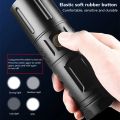 Brightenlux USB Rechargeable Emergency LED Torch Light, Lithium Battery Ipx6 Waterproof T40 Strong LED Flashlight. 