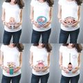 New Cute Pregnant Maternity Clothes Casual Pregnancy T ShirtsBaby Print Funny Pregnant Women Summer Tees Pregnant Top Streetwear.