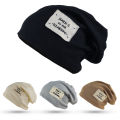 Soft Korean Style Summer Spring Solid color Stacking bonnet Knitted Hat Men Skull cap Women Beanie. 