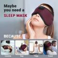 Sleep Headphones Breathable Bluetooth 5.2 Headband 3D Sleeping Headphones Wireless Eye Mask Sleep Earbuds for Side Sleeper Gifts.