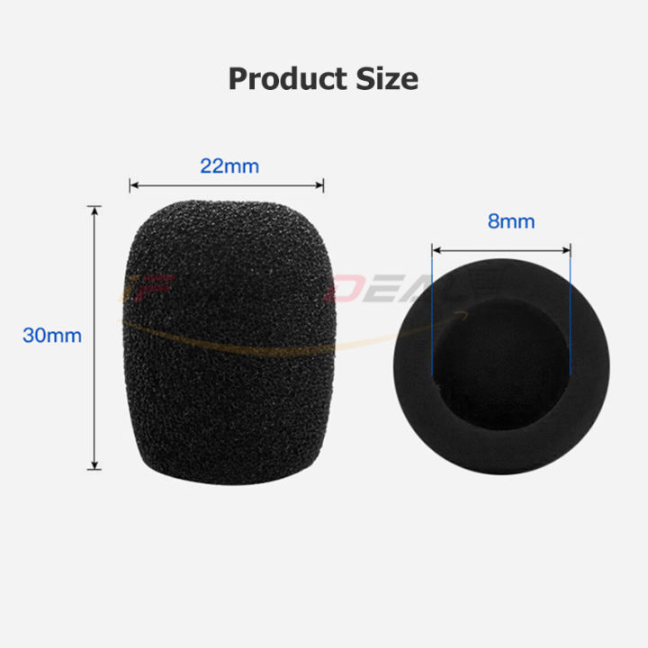 10PCS%20Microphone%20Covers%20Microphone%20Windscreen%20Sponge%20Cover%20Headset%20Mic%20Foam%20Cover%20Protective%20Cap%20for%20Gooseneck%20Meeting%20Mic%20-%20Image%207