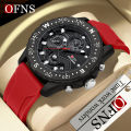 OFNS Waterproof Watch Brand Electronic Quartz Watch Fashionable Calendar Waterproof Men's Watch NS1302-4. 