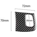 Carbon Fiber Engine Start Stop Switch Button Ignition Key Panel Cover Trim Decor for Audi A4 B8 A5 8T S5 2008-2015. 