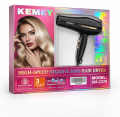 Kemey-KM-2376 /3000W (2 in 1) Powerful-Professional-Heavy-Duty-Hair-Dryer-for-Unisex - Black.