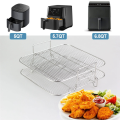 Roasting Rack AirFryers Holder Versatile Square Roasting Grill Air Fryers Holder 5QT/5.7QT/6.8QT. 
